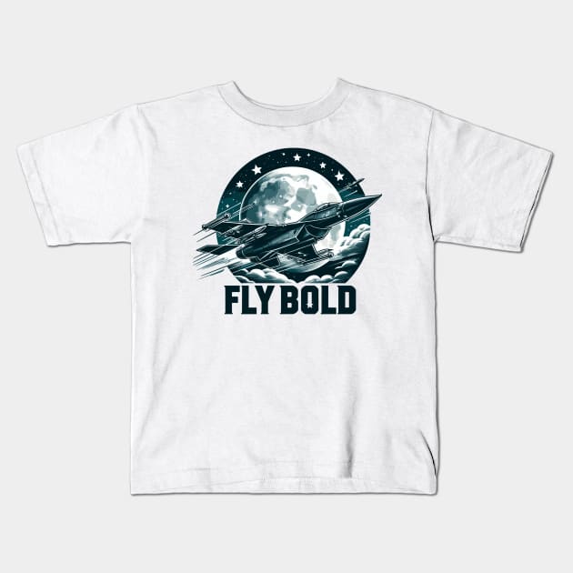 Fighter jets Kids T-Shirt by Vehicles-Art